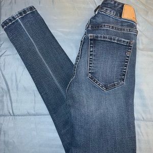 AREO dark wash skinny jeans